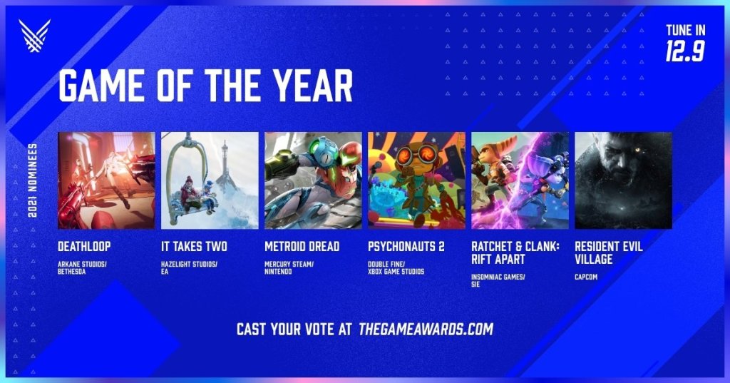 The Game Awards' GOTY nominees announced - Jaxon